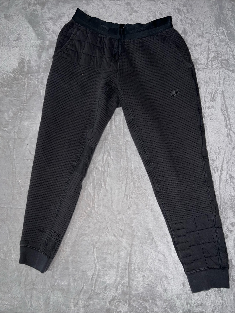 Nike Pants Mens Medium Sweatpants Tech Pack Therma-FIT ADV Joggers Waffle Knit
